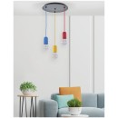 SE 149-GY IRIS PENDANT LAMP GREY 1E2
