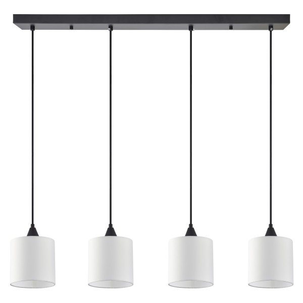 SE21-BL-B10-4BL-SH1 ADEPT PENDANT White Shade Pendant+