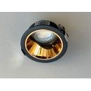 SE-SP-DL-R-BL CIELO SPOTLIGHT DOWNLIGHT RECESSED BLACK GU10 FOR HOLE 7cm