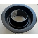 SE-SP-DL-R-BL CIELO SPOTLIGHT DOWNLIGHT RECESSED BLACK GU10 FOR HOLE 7cm