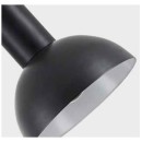 SE21-BL-4-BL3-MS3 ADEPT TUBE Black Pendant Black Metal Shade+
