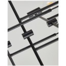 SE21-BL-100-SH2 ADEPT BLACK PENDANT GREY SHADE+