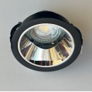 SE-SP-DL-R-BL CIELO SPOTLIGHT DOWNLIGHT RECESSED BLACK GU10 FOR HOLE 7cm