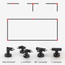 SM-IN-M-C Linear Slim Surface Mounted Input-Με τροφοδοσία Middle Connector DC24V IP44