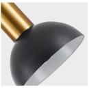 SE21-GM-4-MS3 ADEPT TUBE Gold Matt Pendant Black Metal Shade+