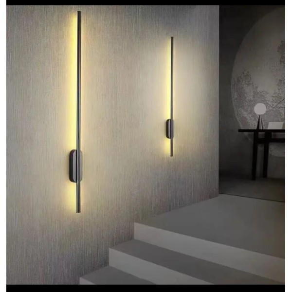 SE LED 80 GINNA BLACK WALL LAMP 12W 3000K 3 YEARS WARRANTY