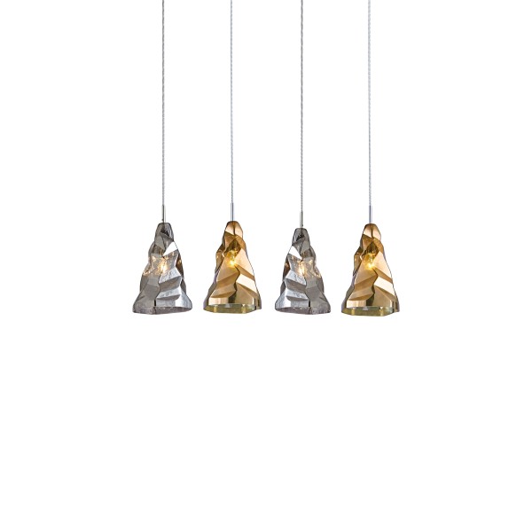 SE4312-04 LUIGI PENDANT GLASS+ 1Z1