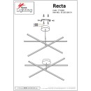 SE LED 100 RECTA CEILING CHROME 1Ε3