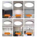 SE LED 30 RONDO BLACK CEILING 24W 3CCT 3 YEARS WARRANTY