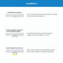 SE-PRO-23 ALUMINIUM PROFILE 2,3*1,0CM SQUARE FOR 2 LED STRIPS PRICE PER METER