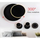 SE LED 25  LONA WALL LAMP BLACK 10*2W 3CCT 25x5cm IP20 220V 2 YEARS WARRANTY