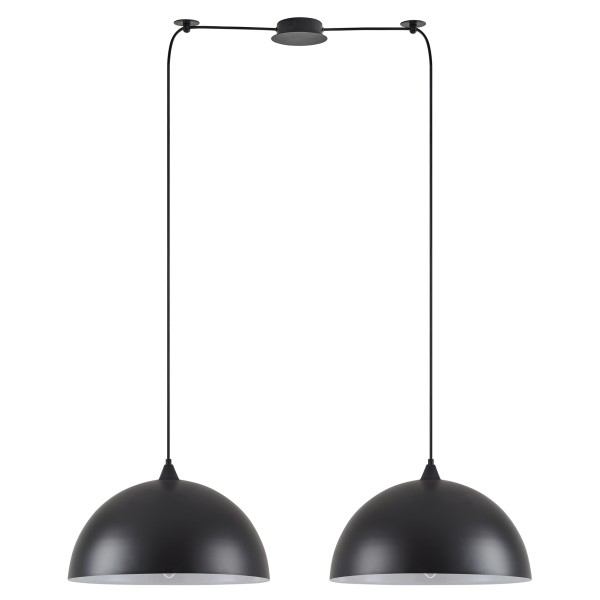 SE21-BL-B10-BL2-MS40 ADEPT PENDANT Black Metal Pendant+