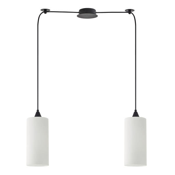 SE21-BL-4-BL2-GL3 ADEPT TUBE Pendant White Glass+