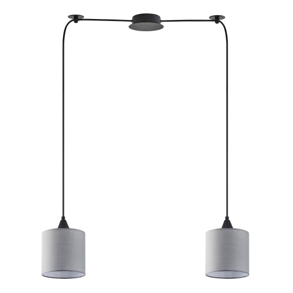 SE21-BL-B10-BL2-SH2 ADEPT PENDANT Grey Shade Pendant +