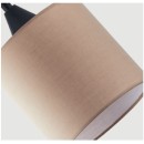 SE21-BL-B10-5BL-SH123 ADEPT FLEX White, Grey, Brown Fabric Shade Pendant+