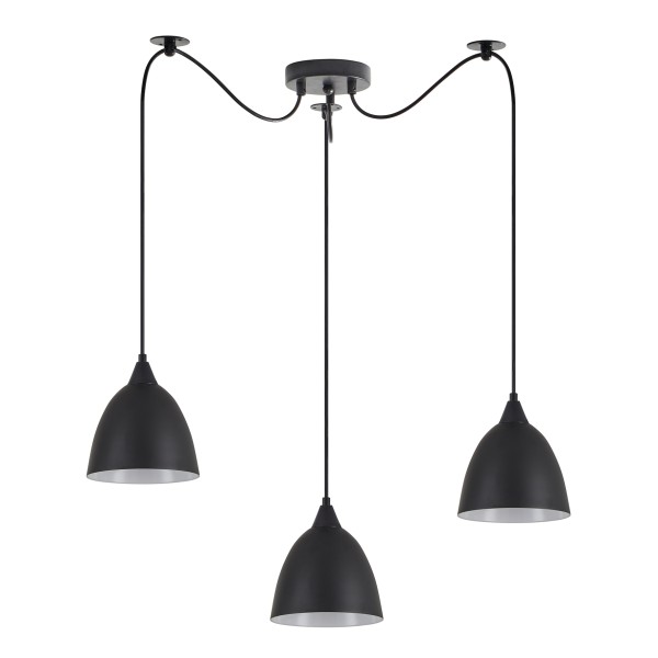 SE21-BL-B10-BL3-MS2 ADEPT PENDANT Black Metal Shade +