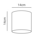 SE21-BL-4-5BL-SH1 ADEPT TUBE Black Pendant White Fabric Shade+