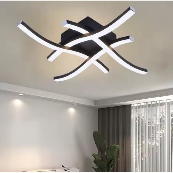 SE LED 45 COSIMA BLACK 45x45x8cm 32W 3CCT IP20 2 YEARS WARRANTY