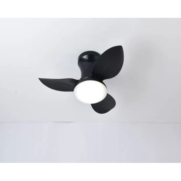 SE LED F65 ADAM BLACK FAN 30W*2 SMART WITH CONTROL 65x65x20cm 3000k-6500k 85-265V 2 YEARS WARRA