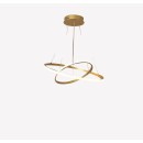 SE LED 60 STELINA PENDANT GOLD 60-40cm 47W 3CCT IP20 220V 2 YEARS WARRANTY