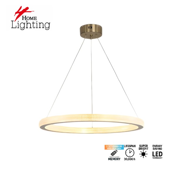 SE LED 60 ELYSIA GOLD MATTE 66W 3CCT WITH REMOTE CONTROL+MEMORY IP20 2 YEARS WARRANTY