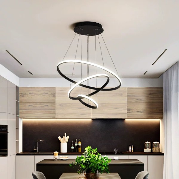 SE LED 80 STELINA PENDANT BLACK 80-60-40cm 85w 3CCT IP20 220V 2 YEARS WARRANTY