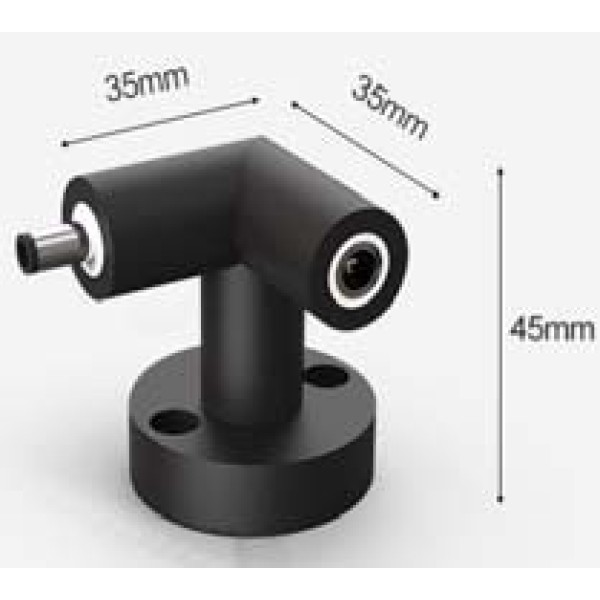 SM-IN-LM-C Linear Slim Surface Mounted Input-Με τροφοδοσία L-Type Connector ( Left Male Connect