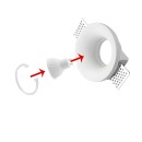 SE-SPG-DL-WH YESO SPOT GYPSUM DOWNLIGHT WHITE GU10