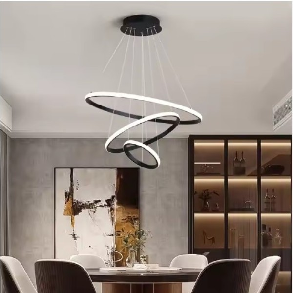 SE LED 60 DAMITA BLACK PENDANT 60x40x20cm 70W 3CCT IP20 2 YEARS WARRANTY