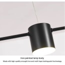 SE LED 32 PIEDRA BLACK  PENDANT 120x7x10cm 32W IP20 3CCT 2 YEARS WARRANTY