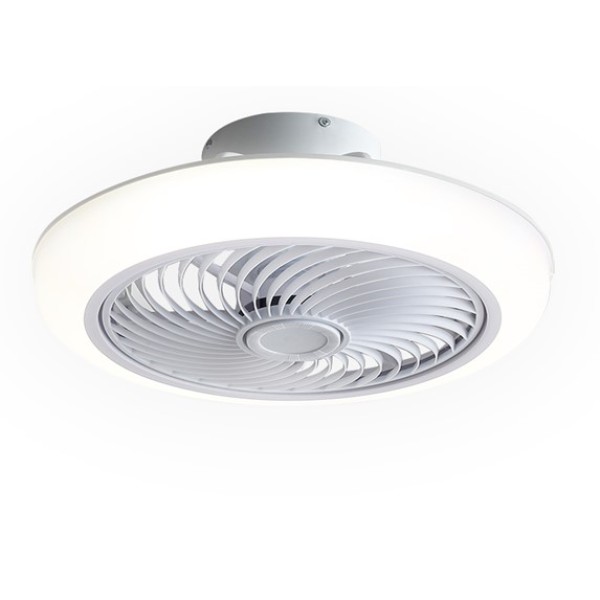 SE LED F46 DALTON WHITE FAN 30W*2 SMART WITH CONTROL 46x46x20cm 3000k-6500k 85-265V 2 YEARS WAR