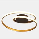 SE LED 50 LICI CEILING BLACK 38W 3CCT 50x9cm IP20 220V 2 YEARS WARRANTY