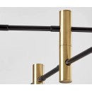 SE21-HA-4 HARUTO BLACK AND GOLD PENDANT OPAL 83x45cm  E27*4  MAX 60W IP20  2 YEARS WARRANTY