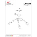 KQ 2627/3 QUIRKY ANTIQUE BRONZE CEILING LAMP Z3