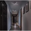 SE LED 45 COSIMA BLACK 45x45x8cm 32W 3CCT IP20 2 YEARS WARRANTY