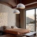 SE21-400-WH PAC PENDANT WHITE FOAM E27  D40cm  2 YEARS WARRANTY