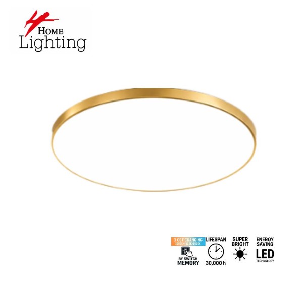 SE LED 47 RONDO GOLD CEILING 48W 3 CCT 3 YEARS WARRANTY