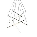 SE LED 50 BEATRICE BLACK PENDANT 80x8x16cm 50W IP20 3CCT 2 YEARS WARRANTY