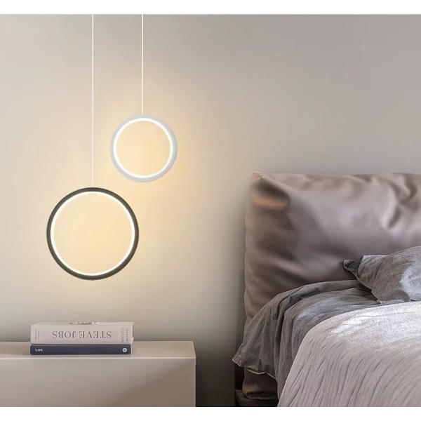 SE LED 16 AINA BLACK AND WHITE PENDANT 16x22cm 16W IP20 3CCT 2 YEARS WARRANTY