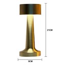 SE LED 23 AKIRA BLACK TABLE BATTERY LAMP LED RECHARGEABLE 10x23cm 3W 3000K 1000mah  CHARGING TI