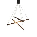 SE LED 30 BEATRICE BLACK  PENDANT 60x16x8cm 30W IP20 3CCT 2 YEARS WARRANTY