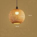 SE21-BA-5050 LYSA  PENDANT  BAMBOO STEEL 50*120cm  E27 2 YEARS WARRANTY