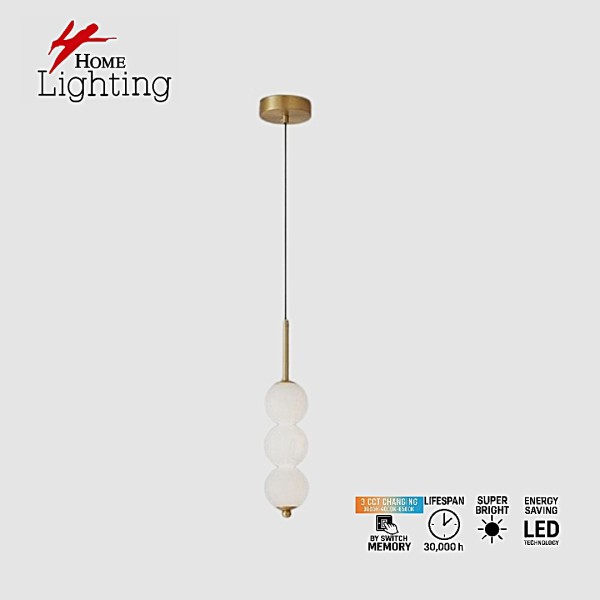 SE LED 120 LUNA TRIPLA GOLD  PENDANT  3CCT WITH MEMORY  2 YEARS WARRANTY