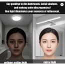 SE-NK-60 MULAN WALL LAMP NICKEL 60CM 3CCT 12W WITH MEMORY