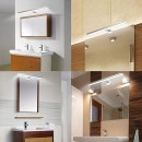 SE-NK-60 MULAN WALL LAMP NICKEL 60CM 3CCT 12W WITH MEMORY