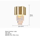 SE21-14-1 REGALIA CROWN GOLD WALL LAMP  25*40cm  2 YEARS WARRANTY