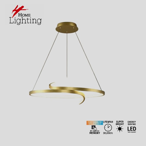 SE LED 50 ECLIPTA GOLD 3CCT WITH MEMORY 60W  50cm  2 YEARS WARRANTY