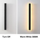 SE LED 60 AXIS OUTDOOR WALL LAMP BLACK 18W 3000K L 600mm