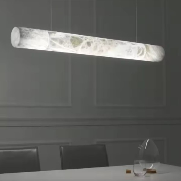 SE LED 120 GRAMMICO MARBLE PENDANT 10x120cm 24w 1200lm 3CCT WITH CONTROL 2 YEARS WARRANTY