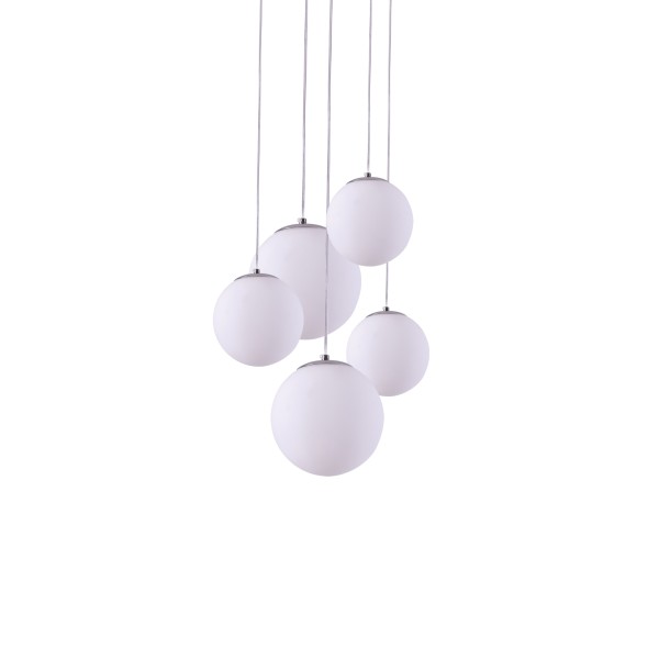 SE1520-5 ALESSIA OPAL GLASS 3 Φ15 & 2 Φ20+